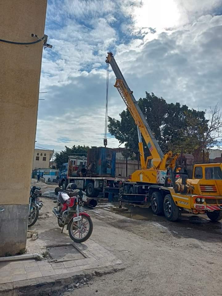 نقل محرقة النفايات الطبية من مستشفى أولاد صقر المركزي 02