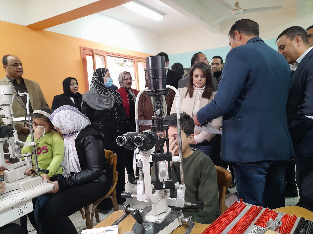 وزيرة الهجرة خلال زيارتها محافظة الشرقية