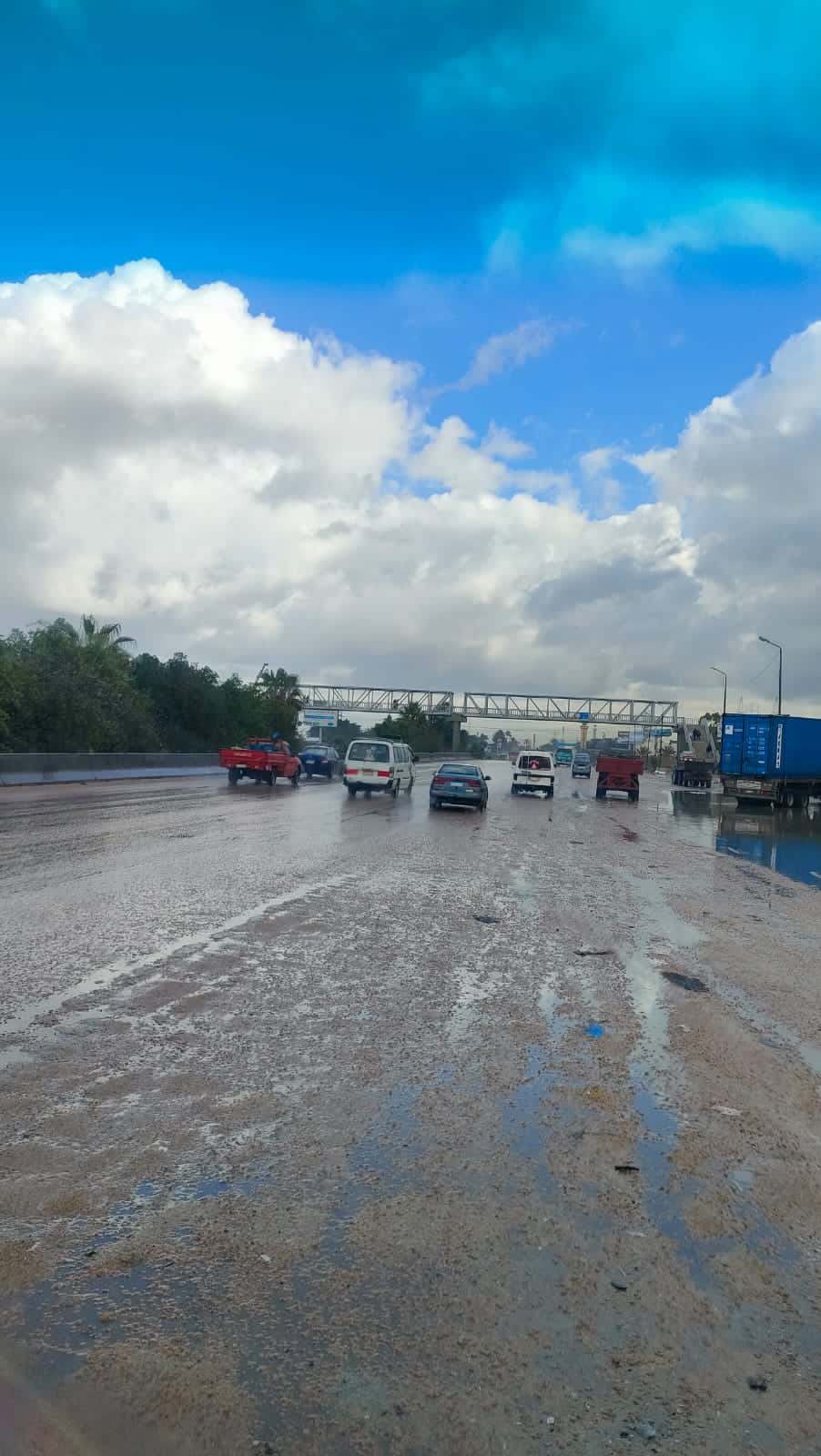 أمطار نوة الكرم تضرب الإسكندرية 