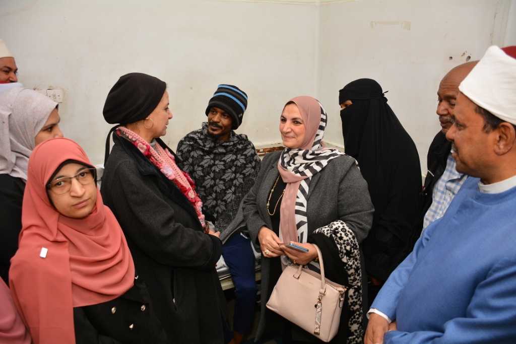 وفد الأزهر خلال لقاء زيارة الشاب السوداني