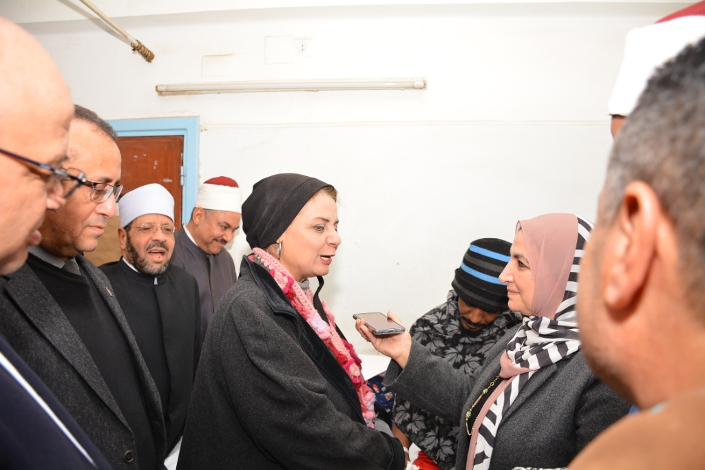 وفد الأزهر خلال لقاء زيارة الشاب السوداني