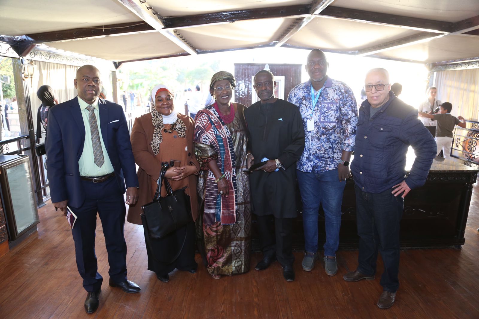 نجوم الفن على مركب مهرجان الأقصر للسينما الأفريقية قبل افتتاحه (5)