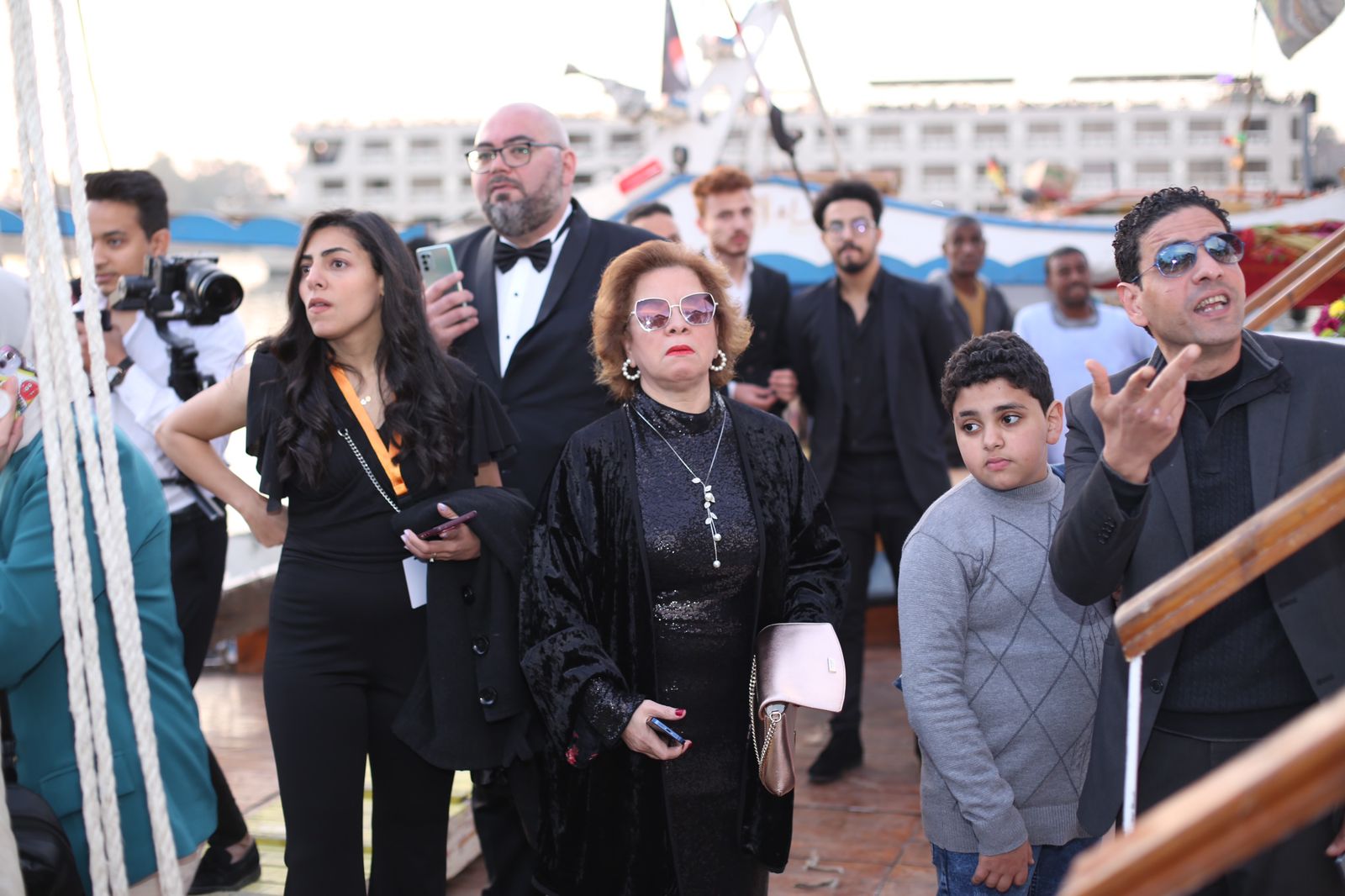 نجوم الفن على مركب مهرجان الأقصر للسينما الأفريقية قبل افتتاحه (10)