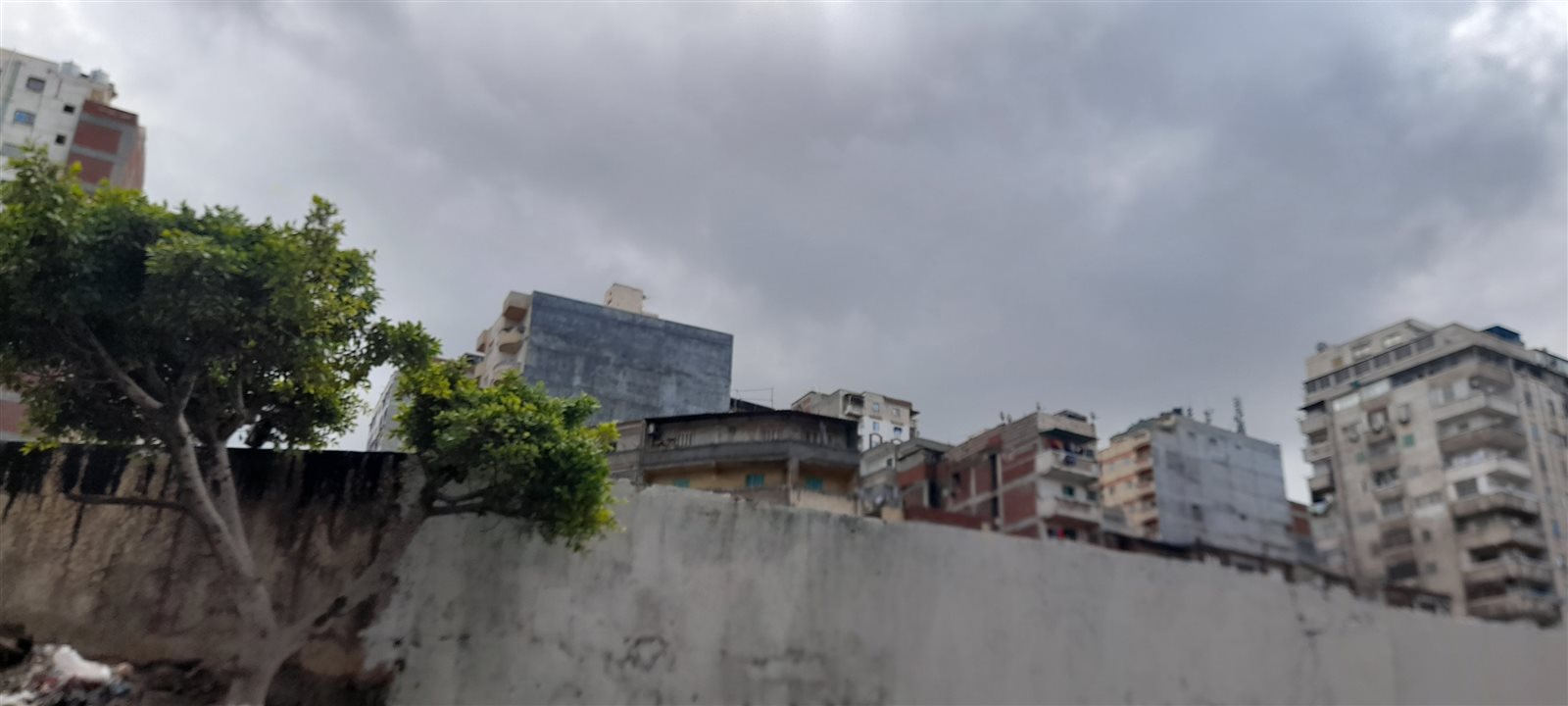 سحب منخفضة في الإسكندرية 