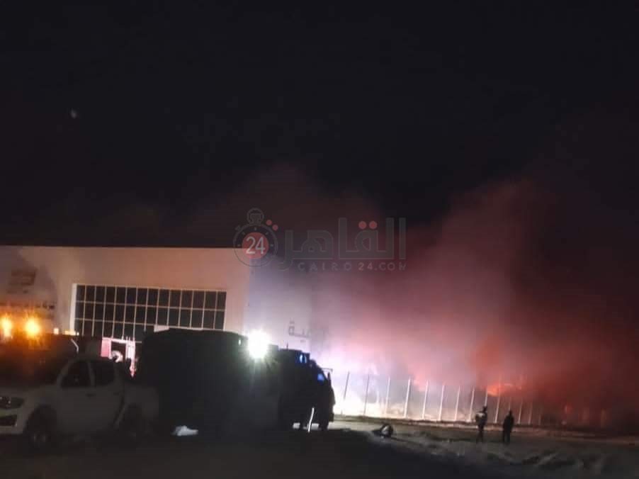 حريق مصنع ببورسعيد 