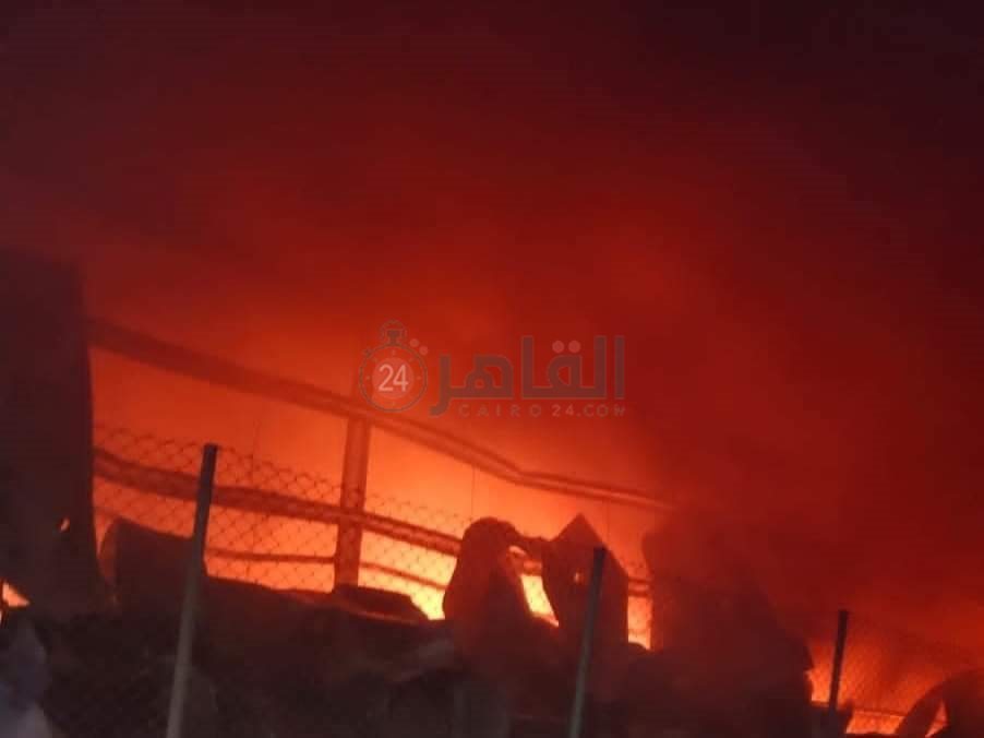 حريق مصنع ببورسعيد2