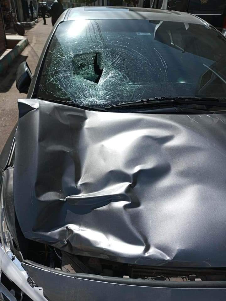 السيارة بعد الحادث1