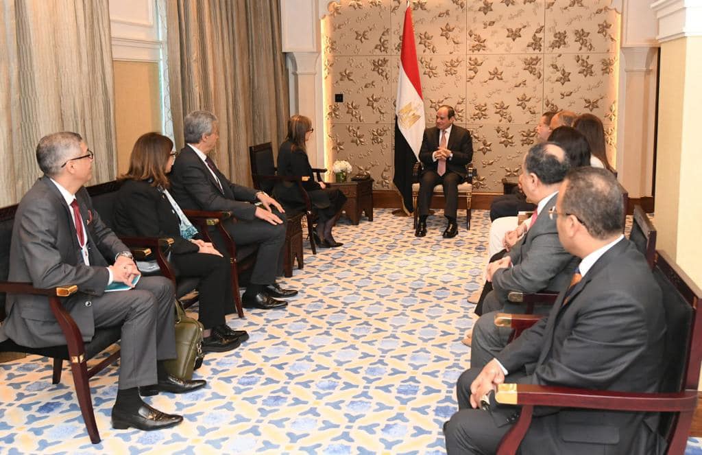 السيسي يلتقي رئيسة وزراء تونس اليوم في دبي 1