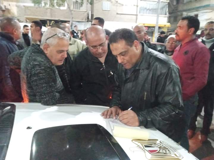 تحرير محاضر وغلق منشآت في الإسكندرية 