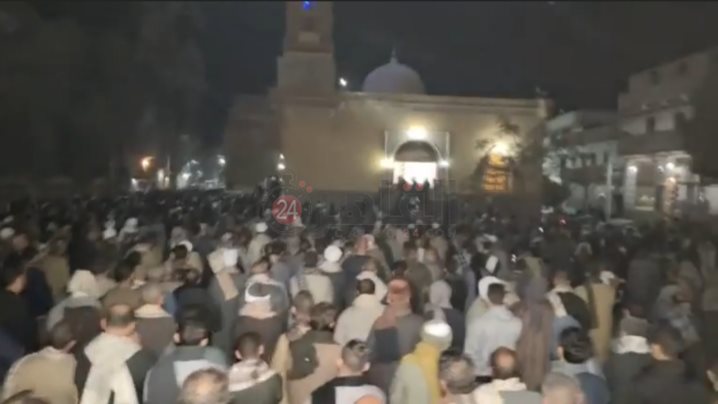 تشييع جنازة معلم توفي داخل مدرسة بسوهاج 