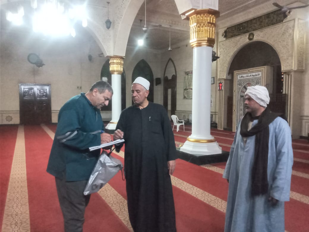 جولة وكيل الأوقاف بالإسكندرية على المساجد