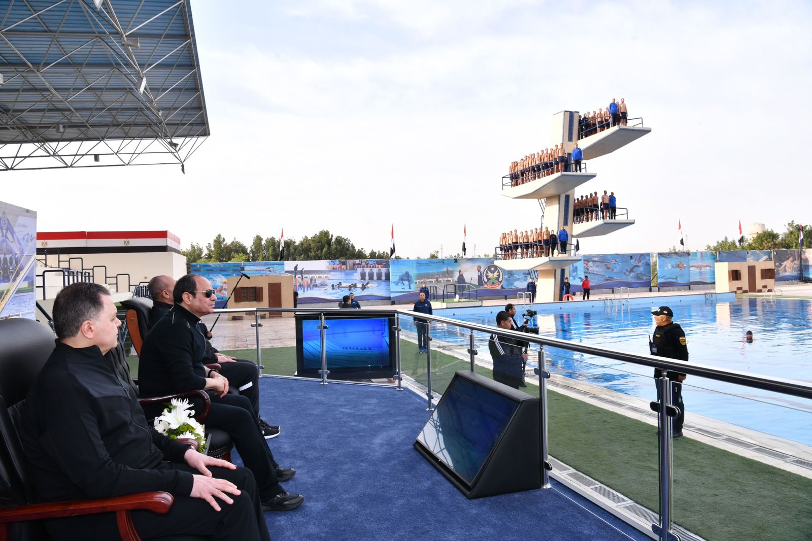 الرئيس السيسي في جولة تفقدية لأكاديمية الشرطة فجرًا (5)