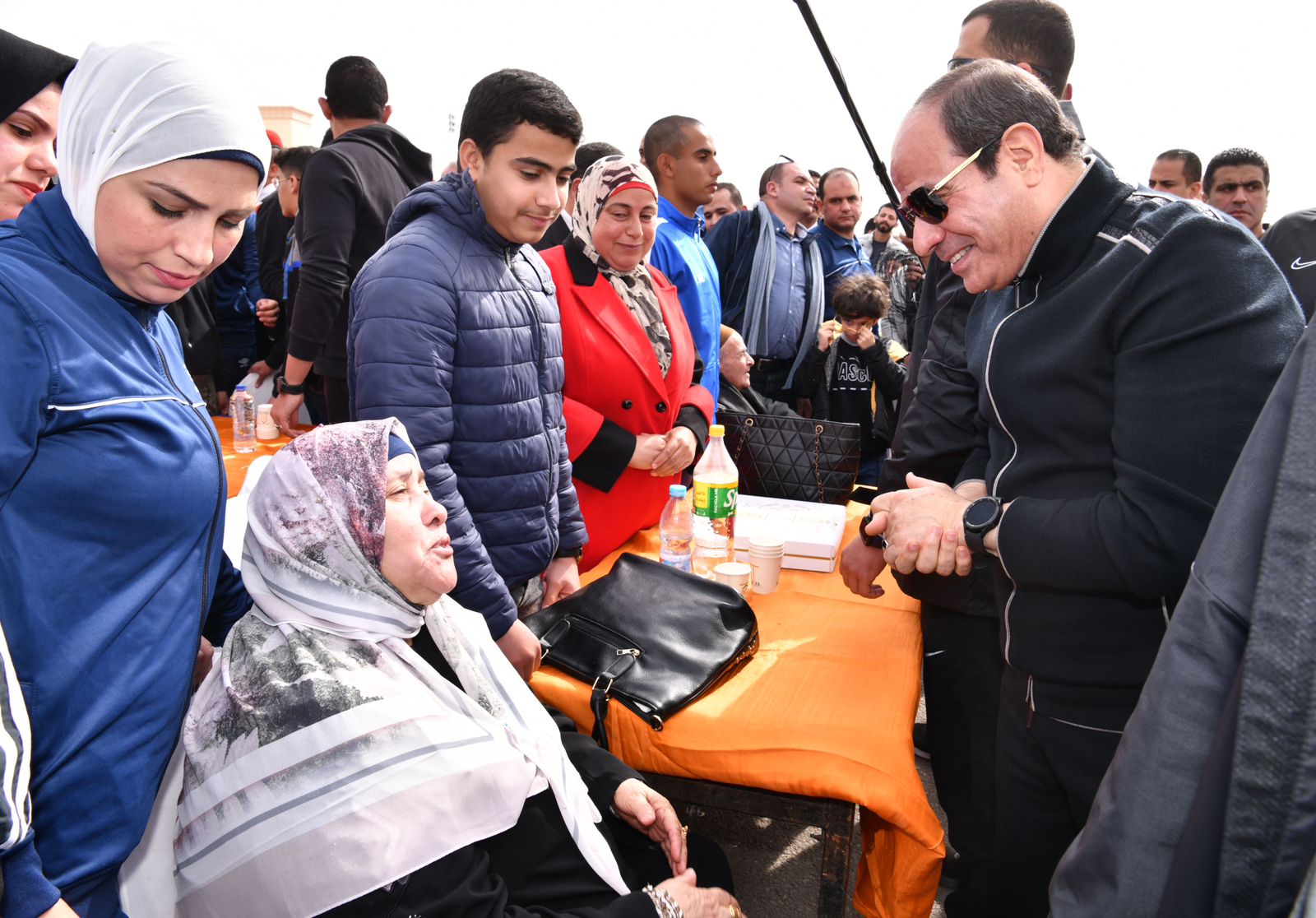 الرئيس السيسي في جولة تفقدية لأكاديمية الشرطة فجرًا (11)