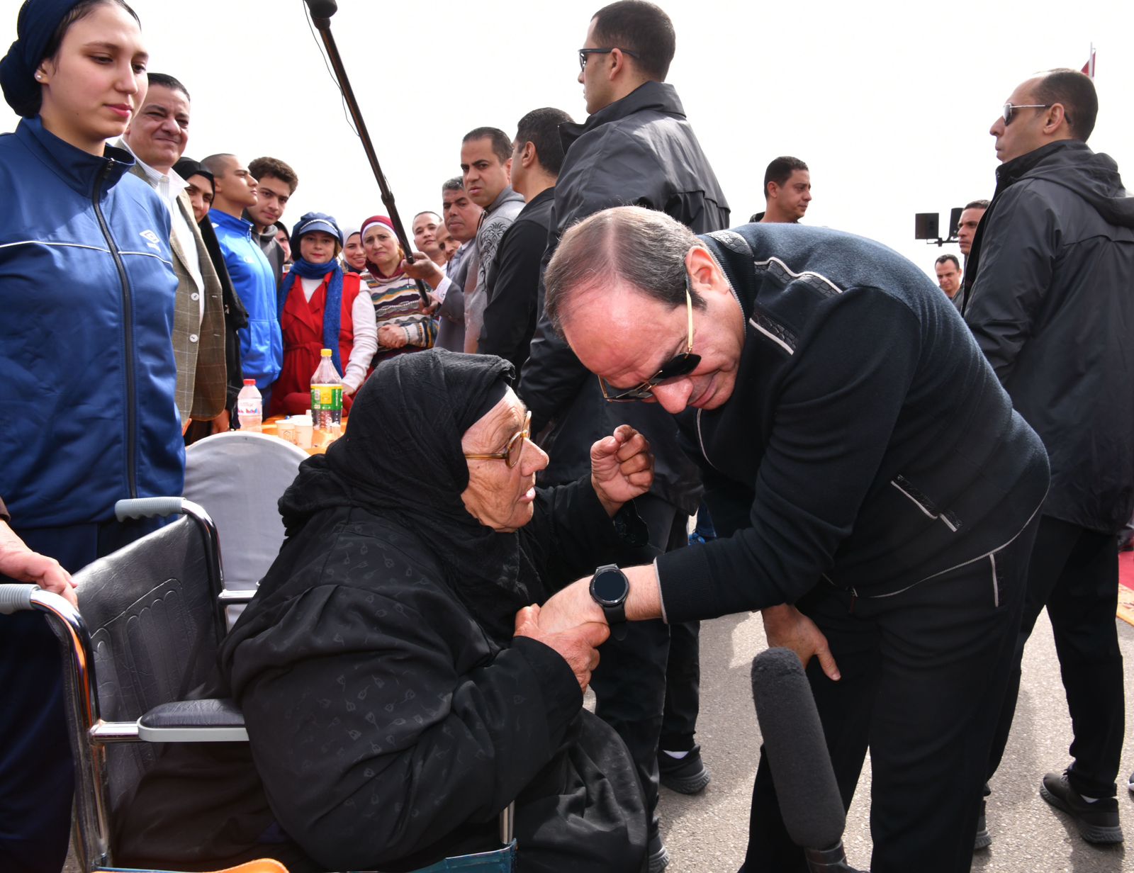 الرئيس السيسي في جولة تفقدية لأكاديمية الشرطة فجرًا (12)