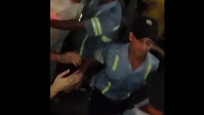 وصلة رقص لعساكر مرور فى حفلة مشروع ليلى (فيديو)