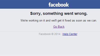 إغلاق خدمات “فيسبوك” بسبب عطل فني