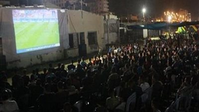 التحقيق في عرض فيلم إباحي في نادي رياضي بالغربية أثناء مباراة الأهلي