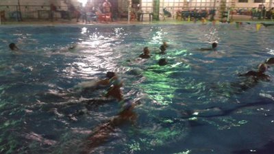  تسرب غاز الكلور يتسبب فى اختناق 25 لاعبًا بحمام سباحة الطالبية 