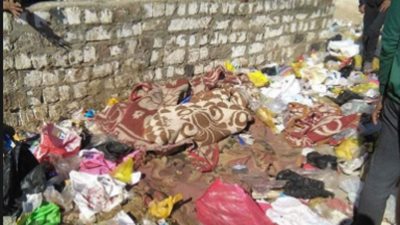 ملقاة في القمامة وبها آثار تعذيب.. العثور على جثة شابة بالقرب من الطريق الدائري