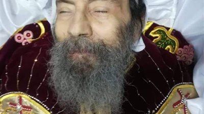 وصول جثمان نيافة الأنبا بيشوي إلى البراري