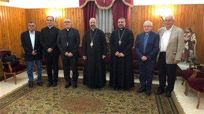 الوفد الكاثوليكى الإيطالى يلتقى شيخ الأزهر