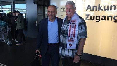 حسن شحاتة يعود للقاهرة بعد التوقيع الرسمي لماورڤيرك (صور)