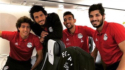 بعثة منتخب مصر تطير إلى سوازيلاند (صور)