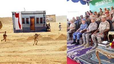 ختام فاعليات التدريب المصري السعودي المشترك (تبوك -4)