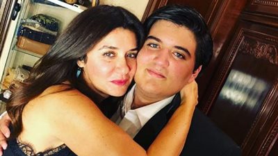 نجل غادة عادل يعبر عن حبه لها بصورة عبر “انستجرام”