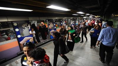 عودة حركة الخط الثاني للمترو للعمل بعد عطل فني