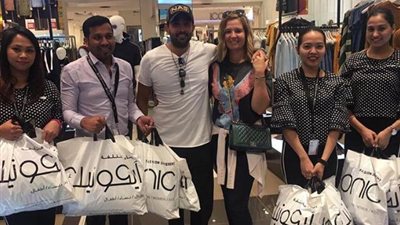 بالصور.. فلوكس وهنا شيحة يستكملان شهر العسل في دبي (صور)