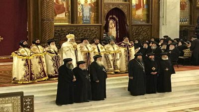 محافظ الدقهلية يحضر عشية سيامة الأساقفة الجدد