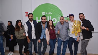 نجوم الأغنية فى مؤتمر تطبيق “Spotify” بالجامعة الأمريكية (صور)