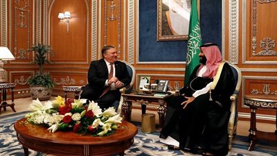 وزير الخارجية الأمريكي يشيد بمحمد بن سلمان ويؤكد دعم أمريكا للسعودية