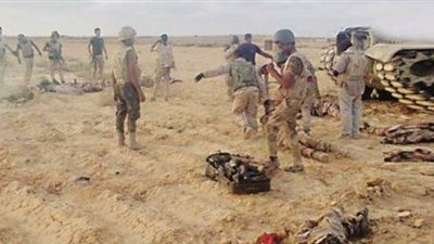 مقتل 12 إرهابيا في تبادل لإطلاق النار مع قوات الأمن بالعريش