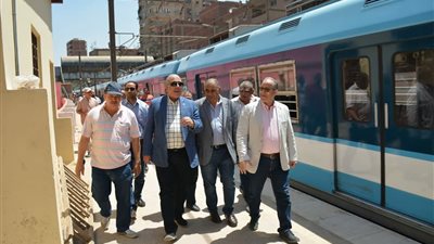 إنجاز 90 % من أعمال تطوير مترو المرج الجديدة
