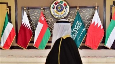 أمير الكويت يتفقد علم قطر بقمة الخليج ومسؤول قطري يقبل رأسه (فيديو)