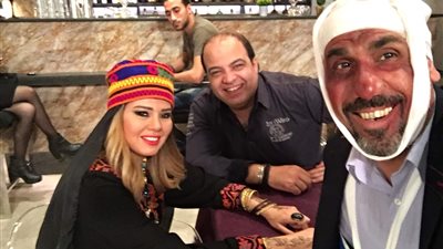 رانيا فريد شوقي دجالة للمرة الثانية في أيام العسل