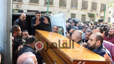جنازة الكاتب الصحفي إبراهيم سعدة (صور)