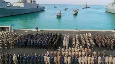 بدء فعاليات التدريب البحرى ( الموج الأحمر1) بمشاركة مصر والسعودية والأردن وجيبوتى والسودان واليمن