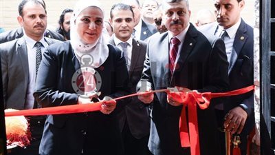 وزيرة التضامن الاجتماعي تفتتح المقر الخدمي لرعاية أسر الشهداء والمصابين (صور)