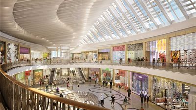 مول مصر يغلق أبوابه أمام الزائرين بسبب سوء الأحوال الجوية (صورة)