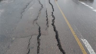 أول تعليق من المرور على هبوط أرضي محور 26 يوليو ونصائح لقائدي السيارات (صور)