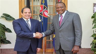 خلال اتصال هاتفي بالسيسي.. الرئيس الكيني يؤكد دعمه لمصر في مفاوضات سد النهضة