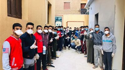  مسلم ومسيحى إيد واحدة فى مواجهة كورونا بسوهاج (صور)