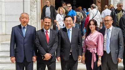 وزير الثقافة والسياحة الصيني يزور المتحف المصري بالتحرير