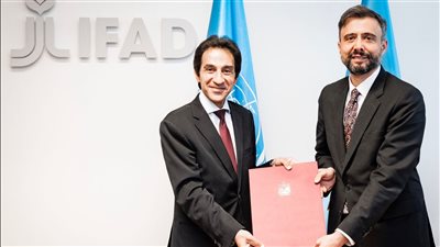 بسام راضي يستعرض مشروعات الدلتا الجديدة وتوشكى وحياة كريمة مع رئيس الصندوق الدولي إيفاد