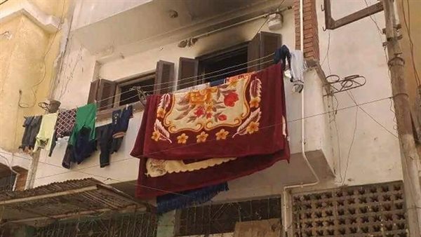 حريق في شقة سكنية