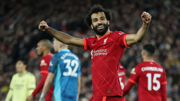 محمد صلاح أمام أرسنال