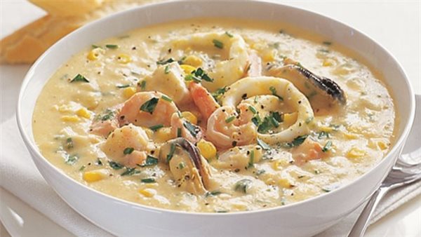  شوربة السي فود ـ